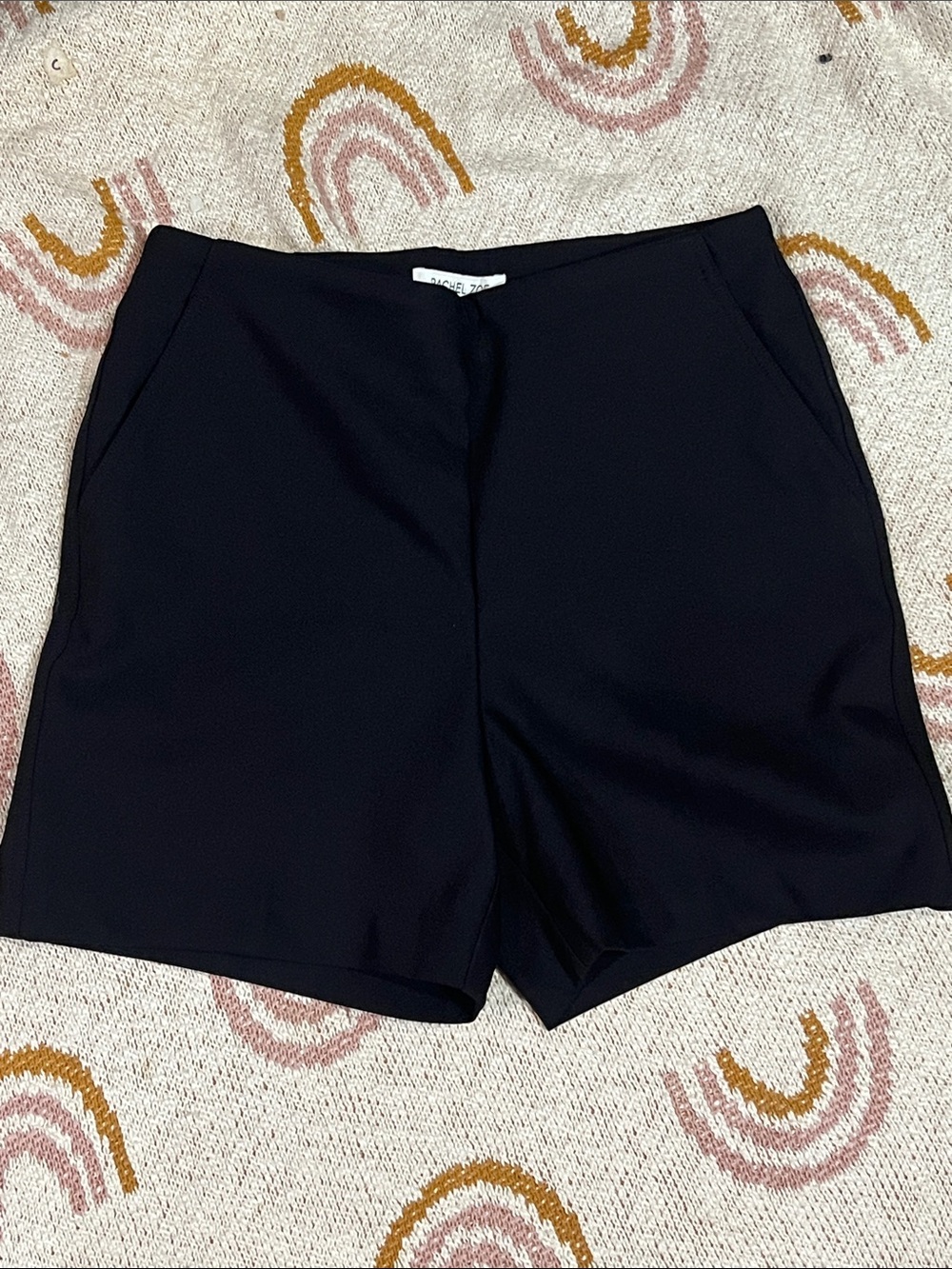 Rachel Zoe Black Tailored Bermuda Shorts size 2